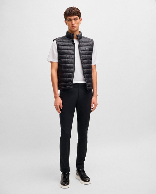Imagen 0 de Pantalones slim fit de algodón elástico