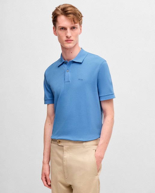 Imagem 0 de Polo Pallas Regular Fit de Algodão com Logótipo Bordado