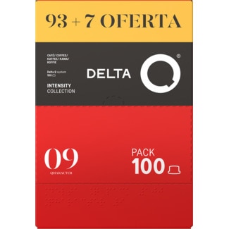 Cápsulas de Café Qharacter 93+7 embalagem 100 unidades - Delta Q