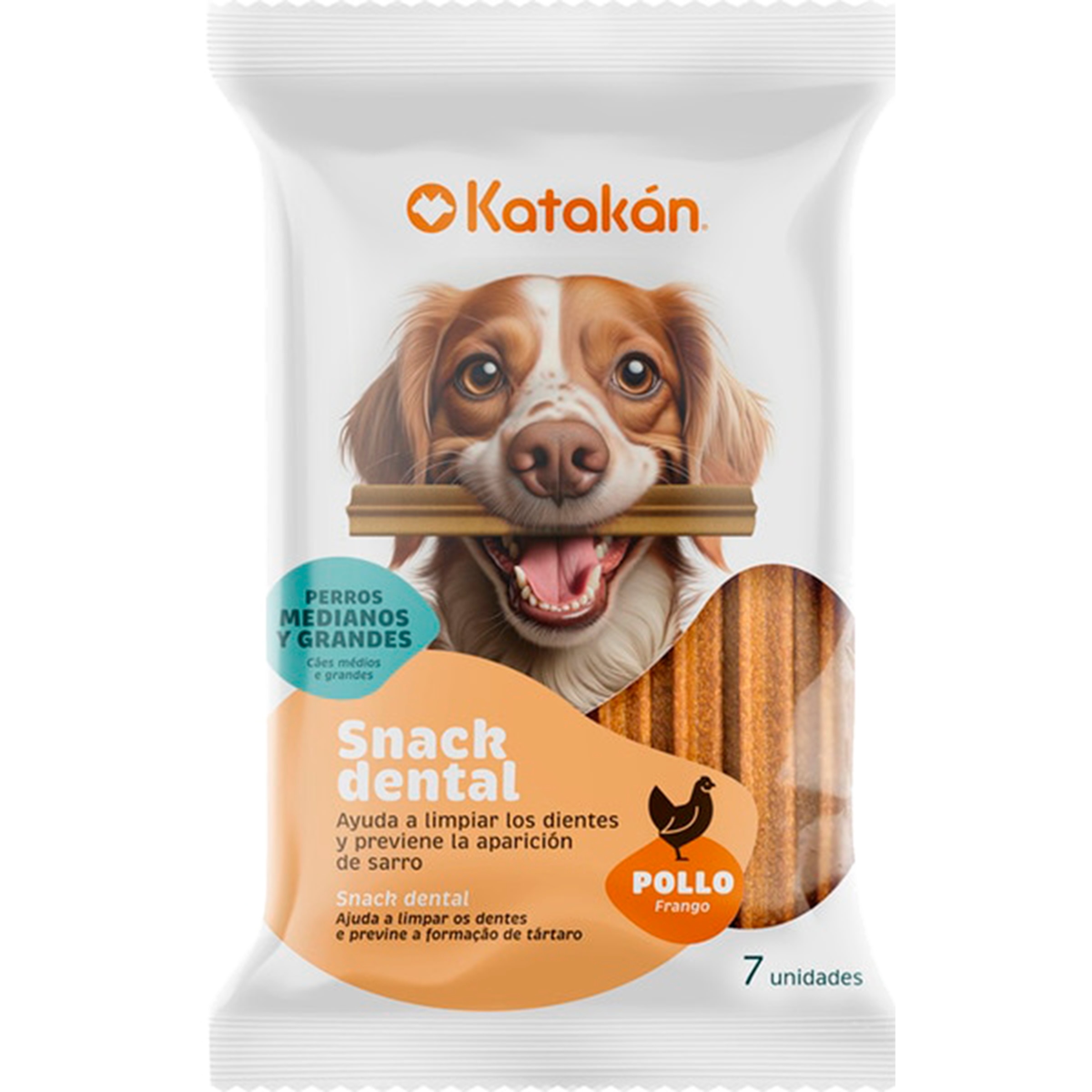 Snack para Cão Dental 7X25g embalagem 175 g