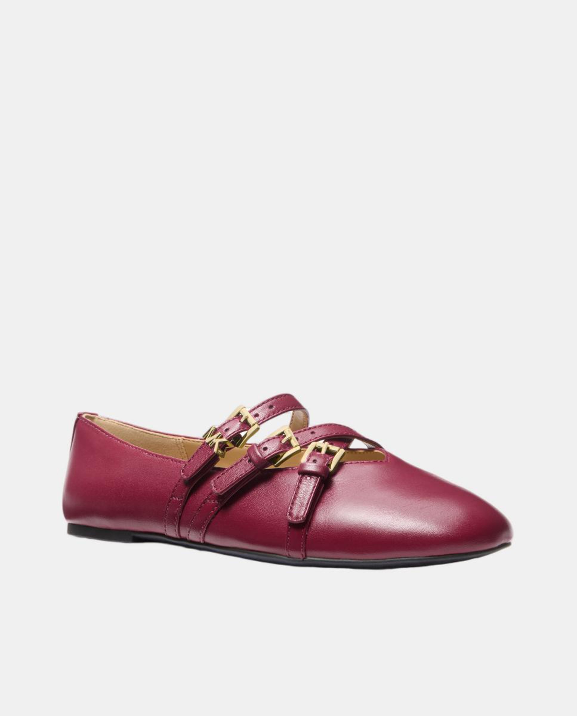 Sabrinas com Fechos de Fivela Vermelho/Grená-2