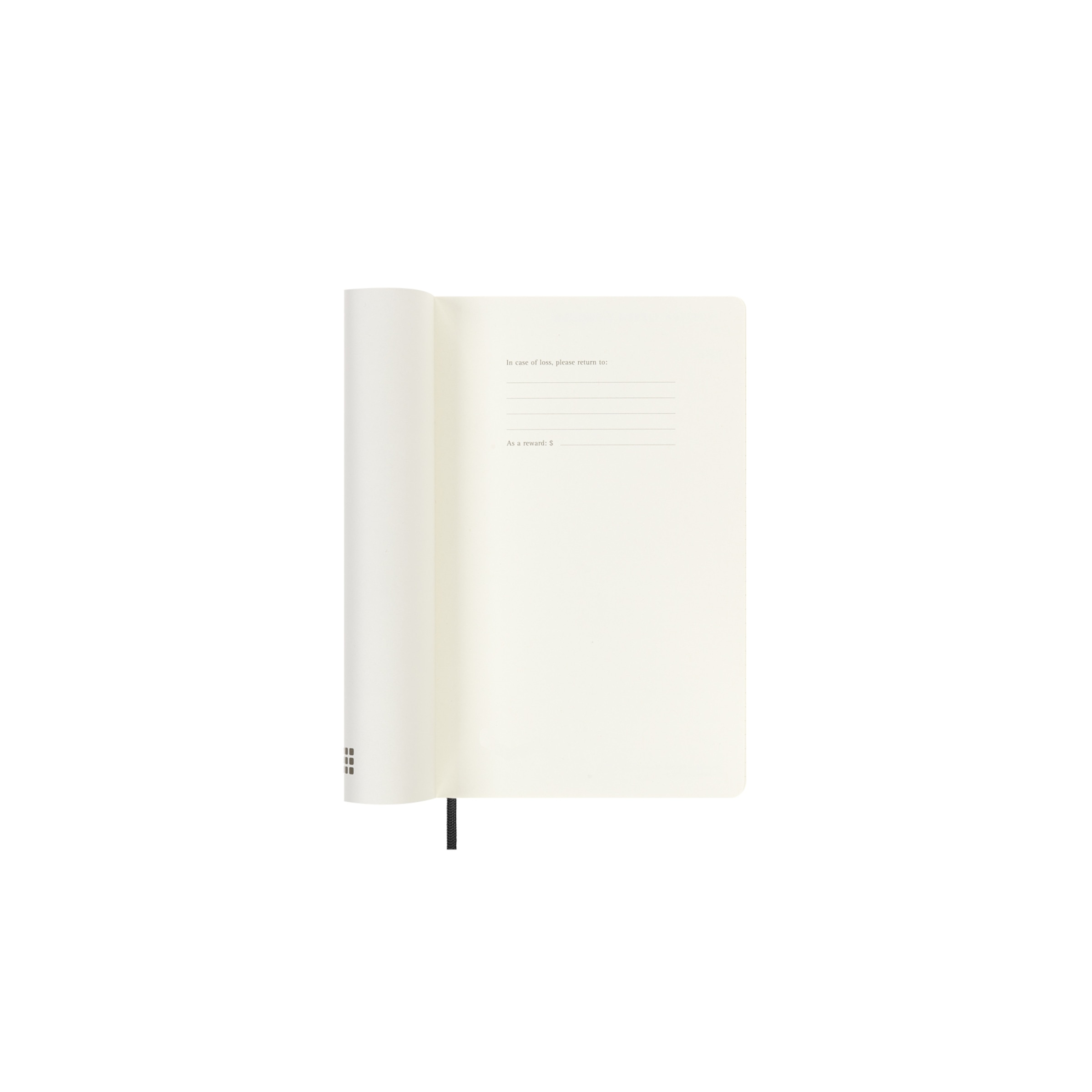 Agenda large de julho 2025 a dezembro 2026  semana vista capa mole Moleskine preto em inglês Preto-3