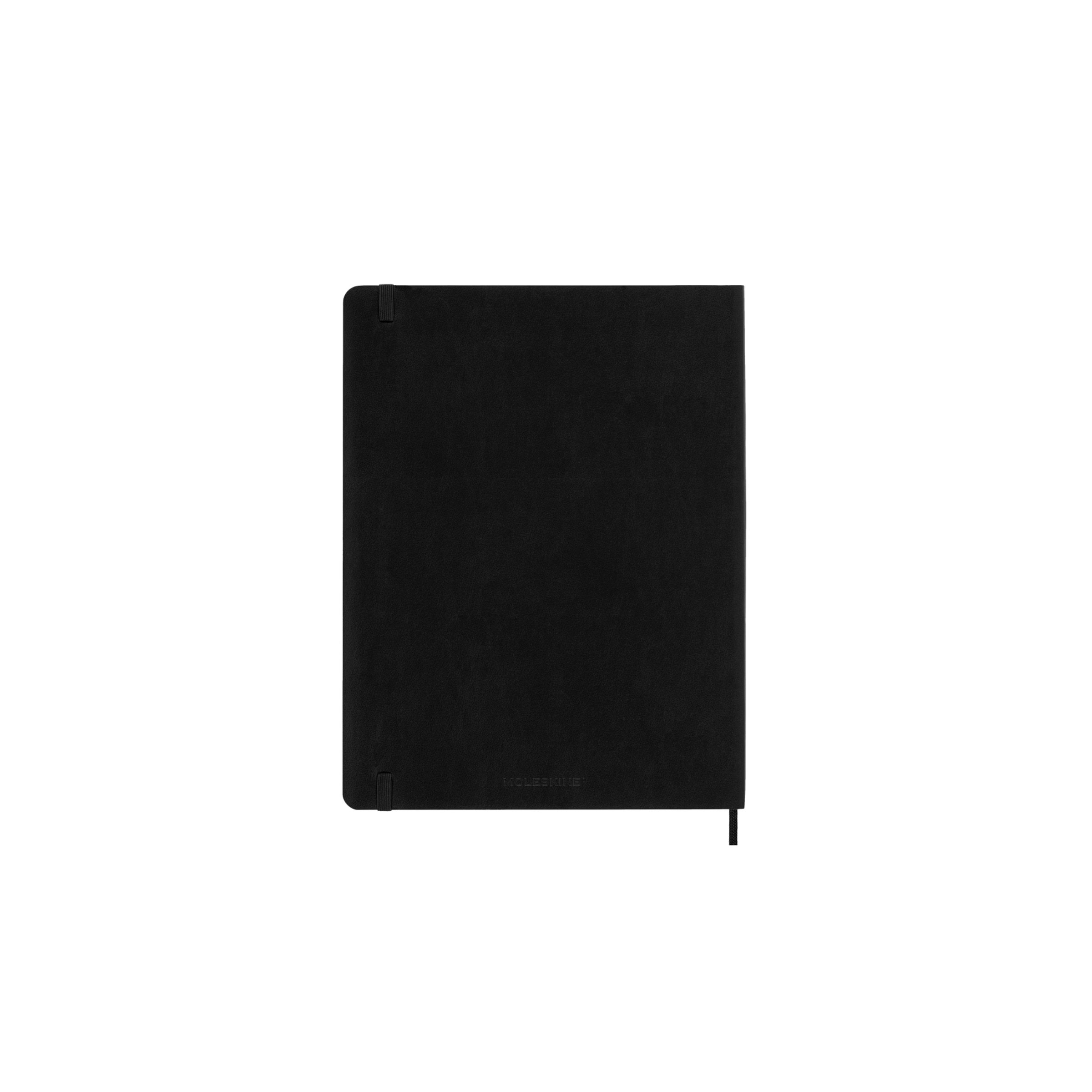 Agenda extralarge de julho 2025 a dezembro 2026  semana vista capa mole Moleskine preto em inglês Preto-7