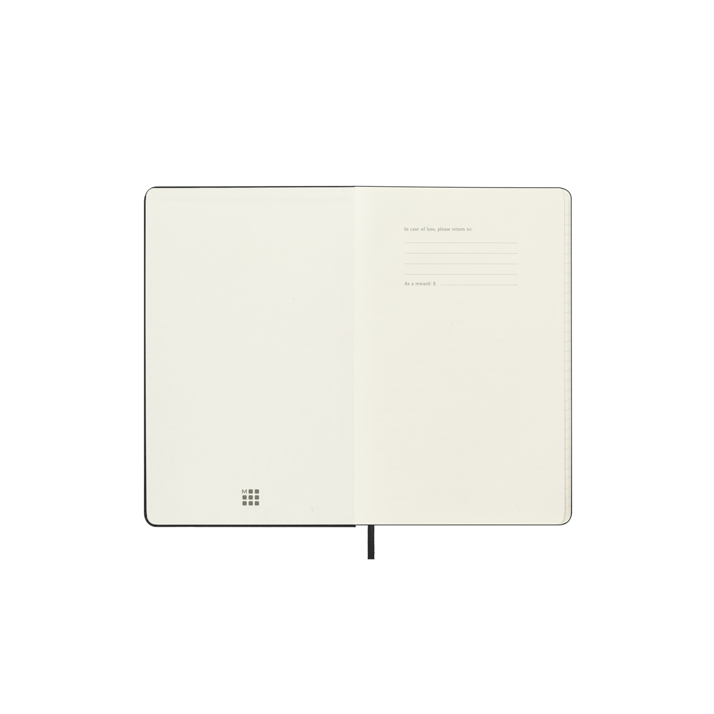 Agenda large de julho 2025 a dezembro 2026  semana vista horizontal capa dura Moleskine preto em inglês Preto-3