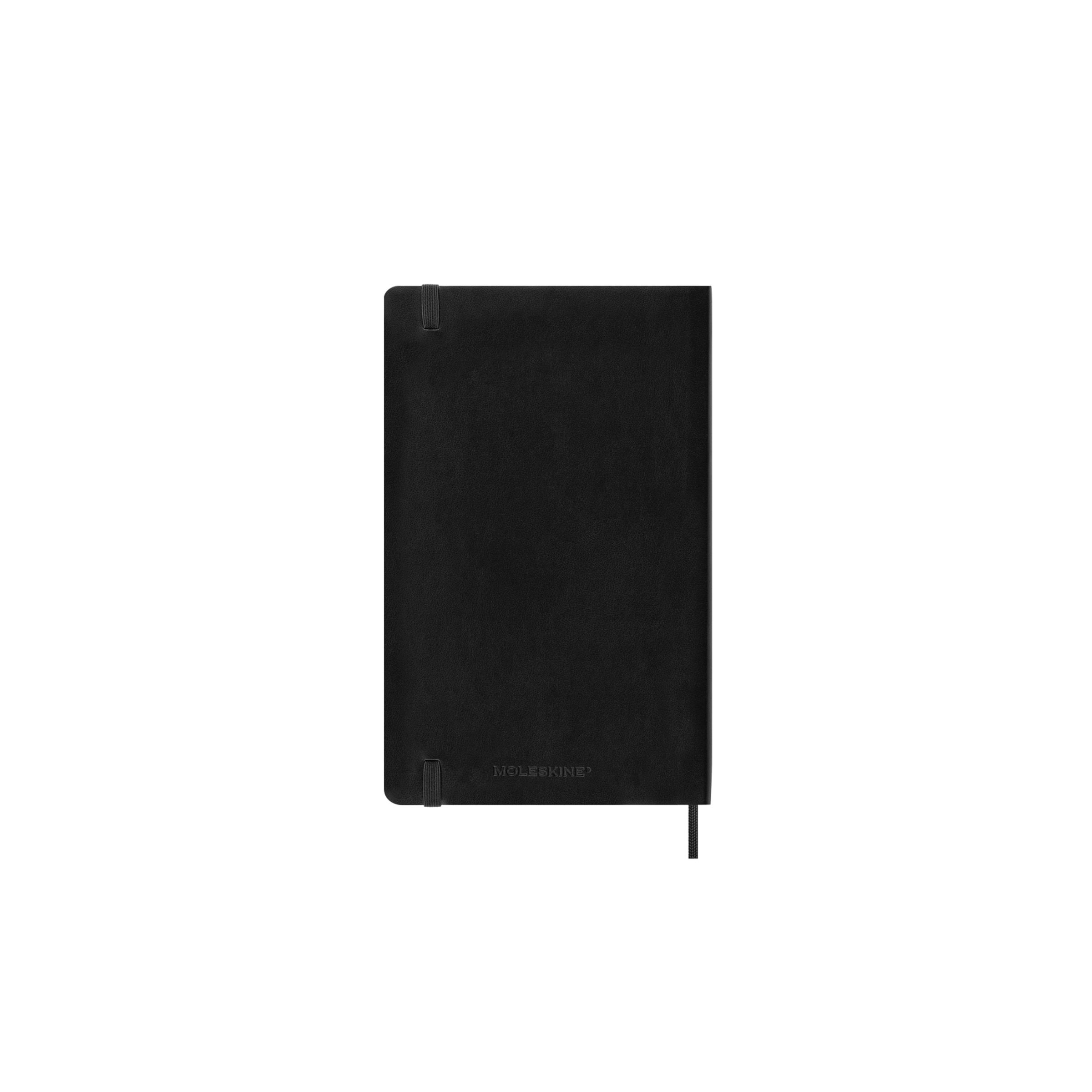 Agenda large  de julho 2025 a dezembro 2026 dia página capa mole Moleskine preto em inglês Preto-7