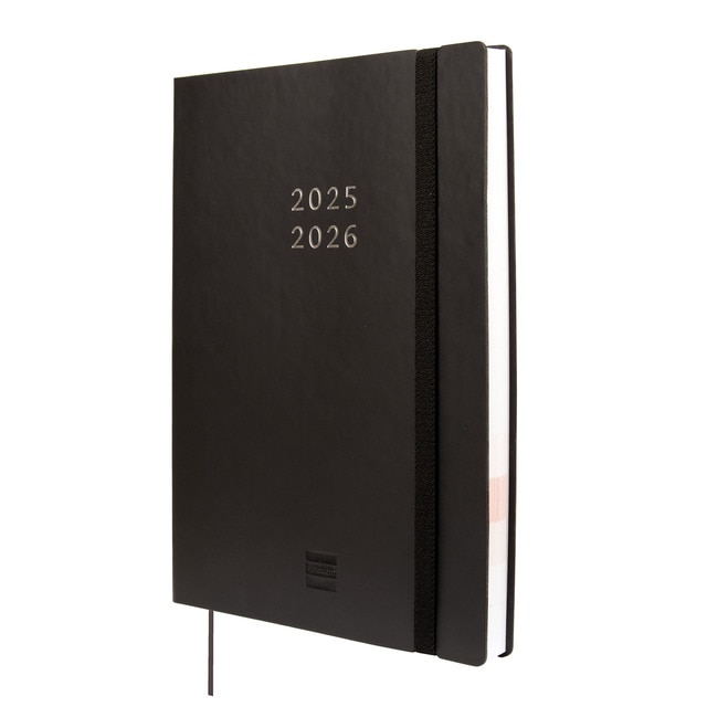 Imagem 0 de Agenda 18 meses julho 2025-dezembro 2026 Mara Y10-140x204 mm vista semanal vertical Finocam preto internacional multilingue