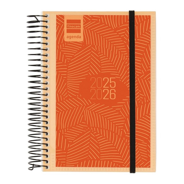 Imagen 0 de Agenda curso 2025-2026 Espir personalizable E8-120x171 mm 1 día página Finocam