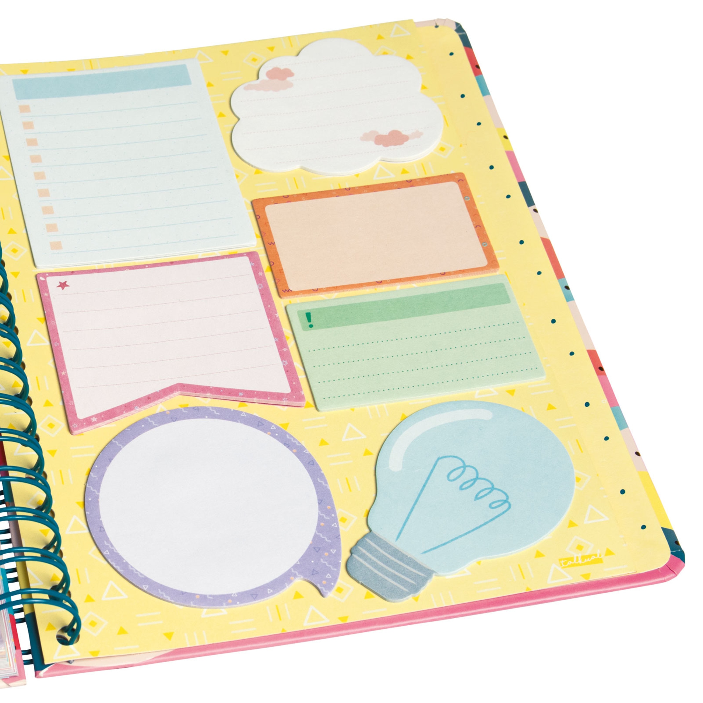 Agenda curso 2025-2026 Talkual 1/4-155x217 mm 1 día página Almas Finocam Multicolor-10