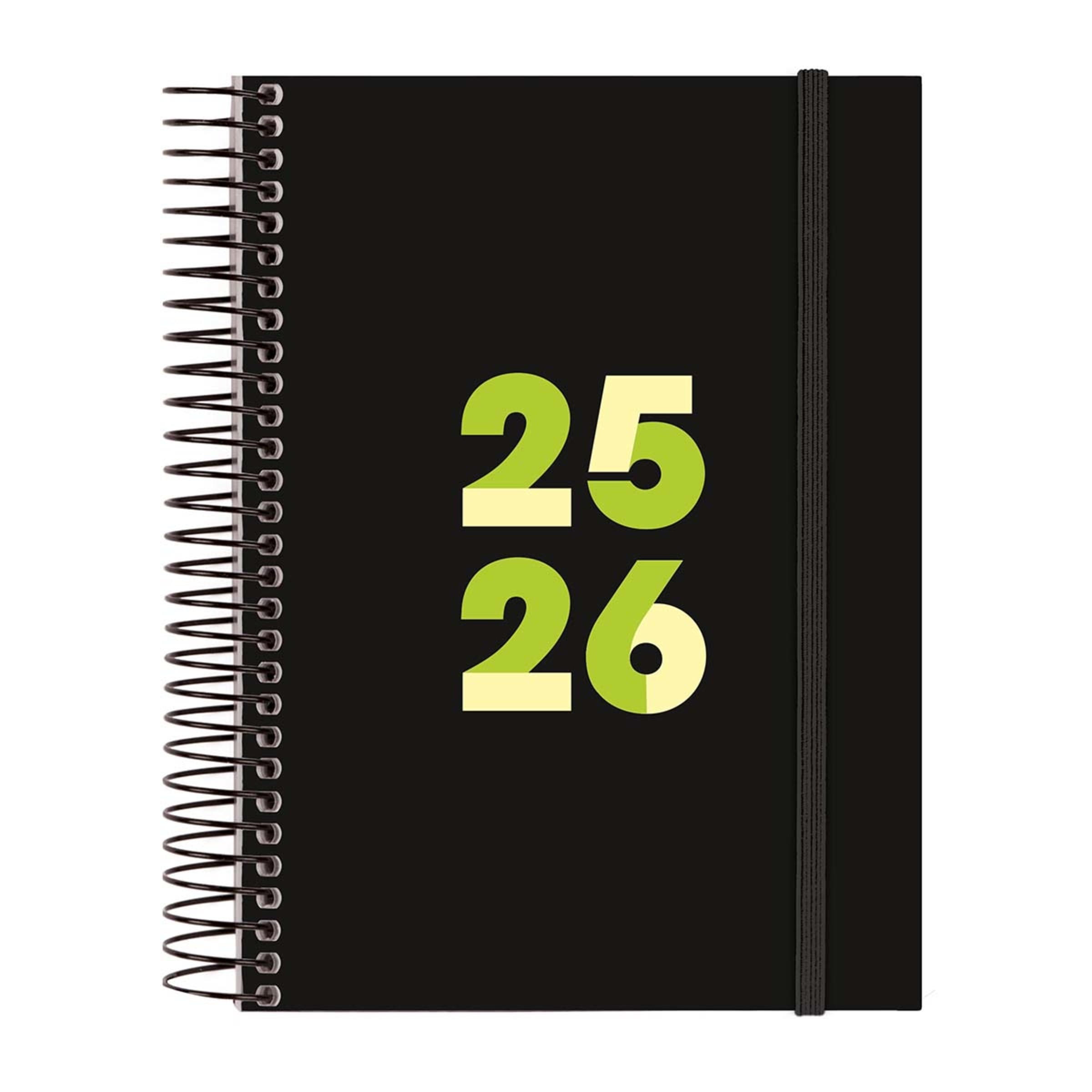Agenda curso 2025-2026 1/8-120x164 1 día página Finocam negro multilingüe Negro-1