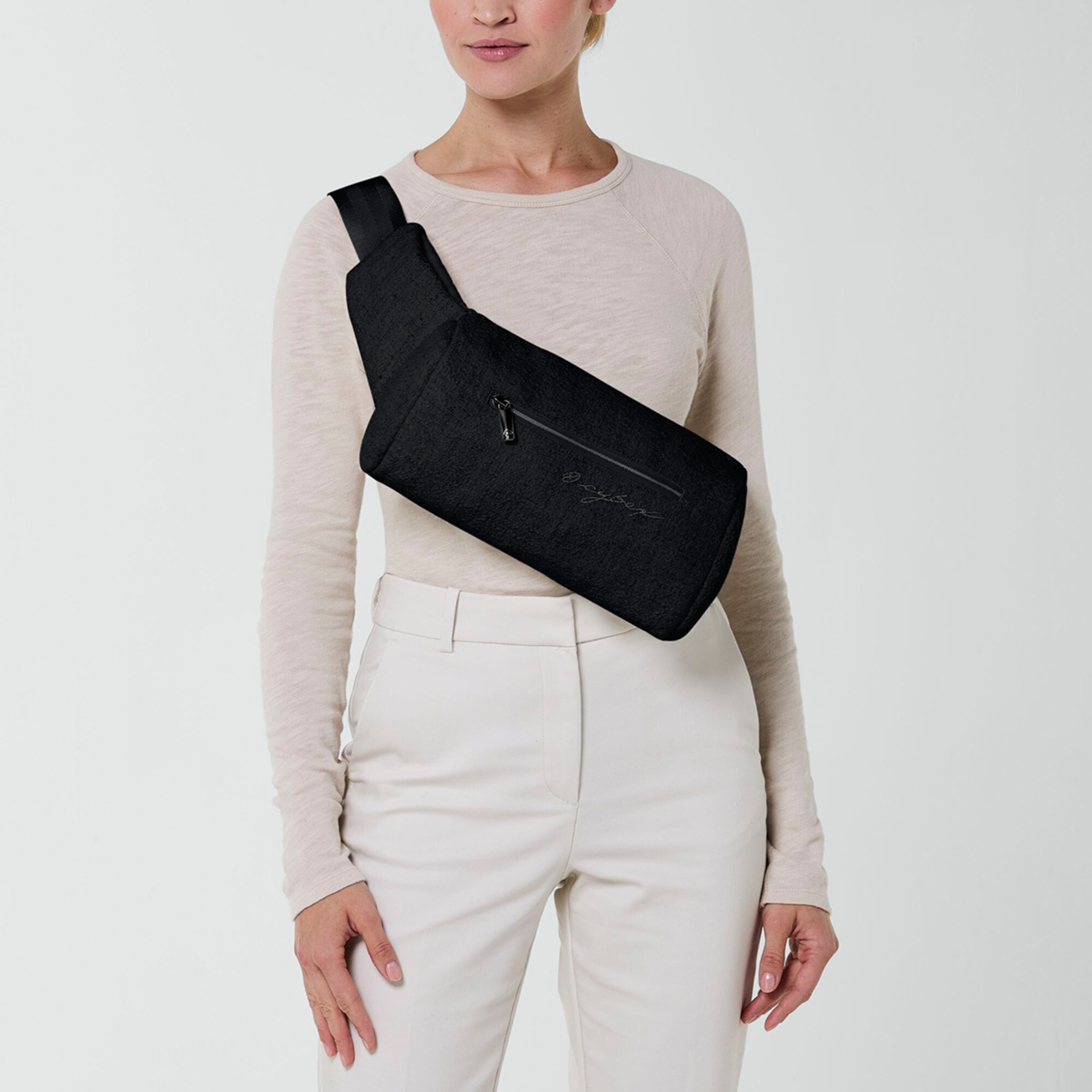Marsúpio Coyä Carrier Bouclé de 3 Posições Preto-9