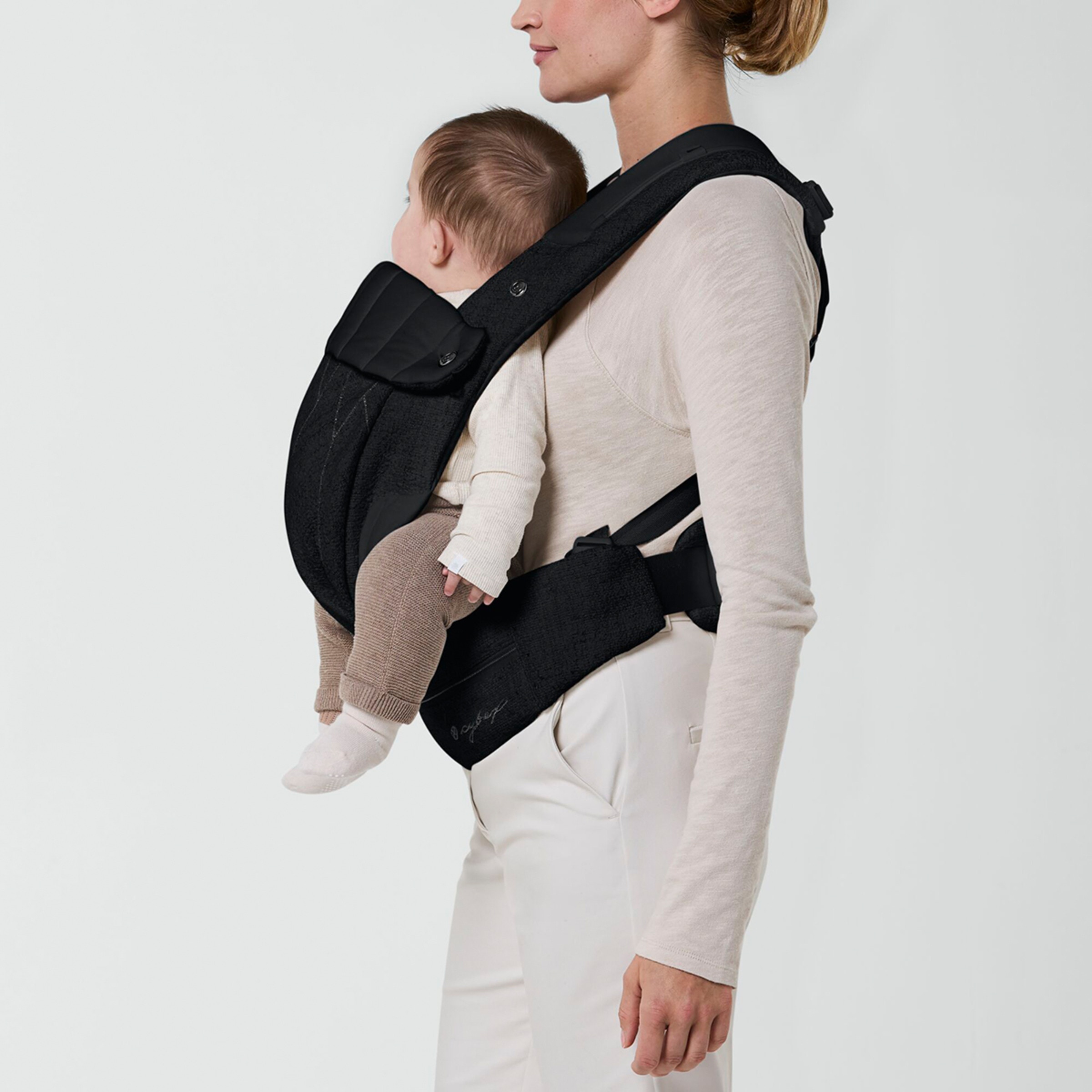 Marsúpio Coyä Carrier Bouclé de 3 Posições Preto-5