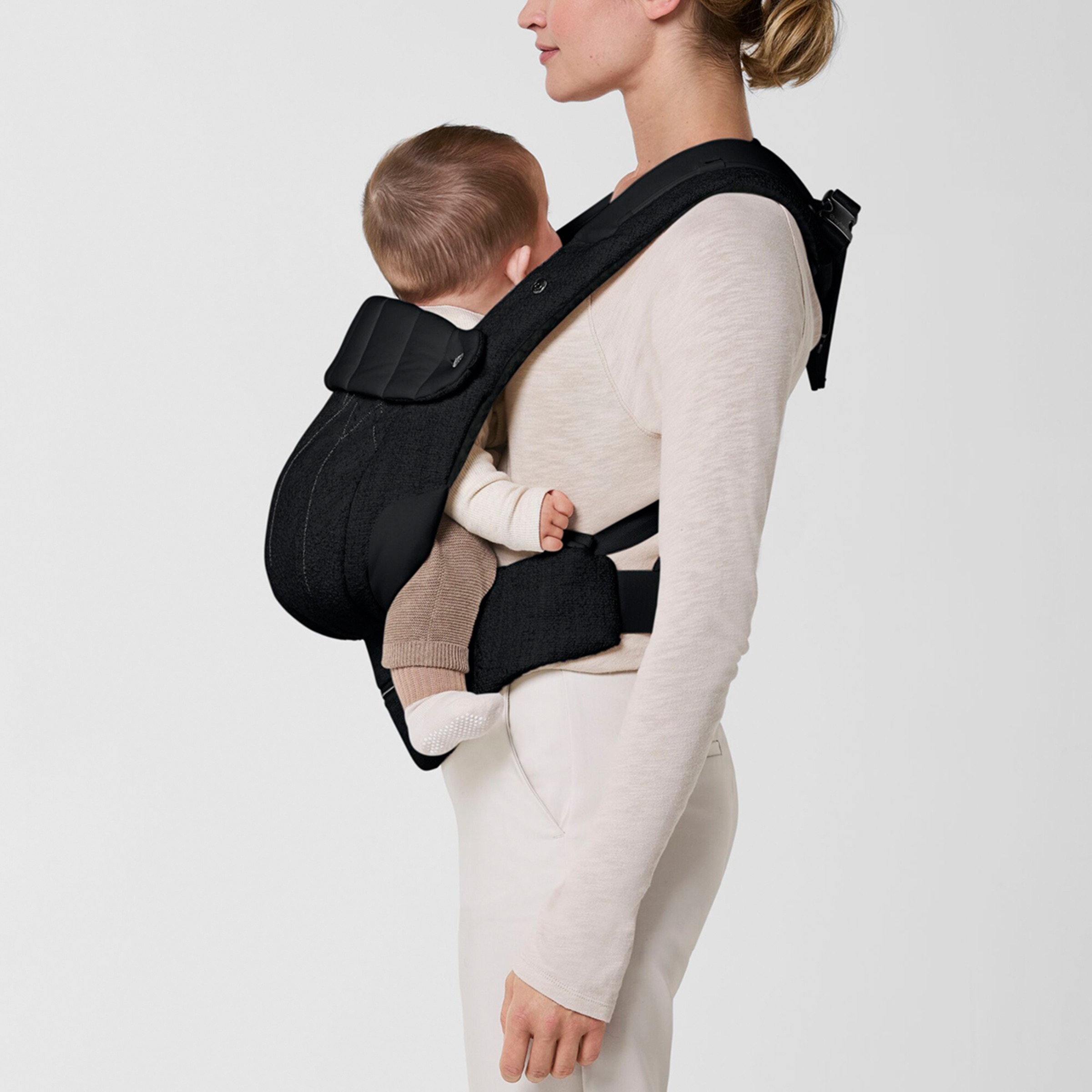 Marsúpio Coyä Carrier Bouclé de 3 Posições Preto-4