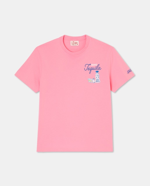 Imagem 0 de T-shirt de Algodão com Manga Curta