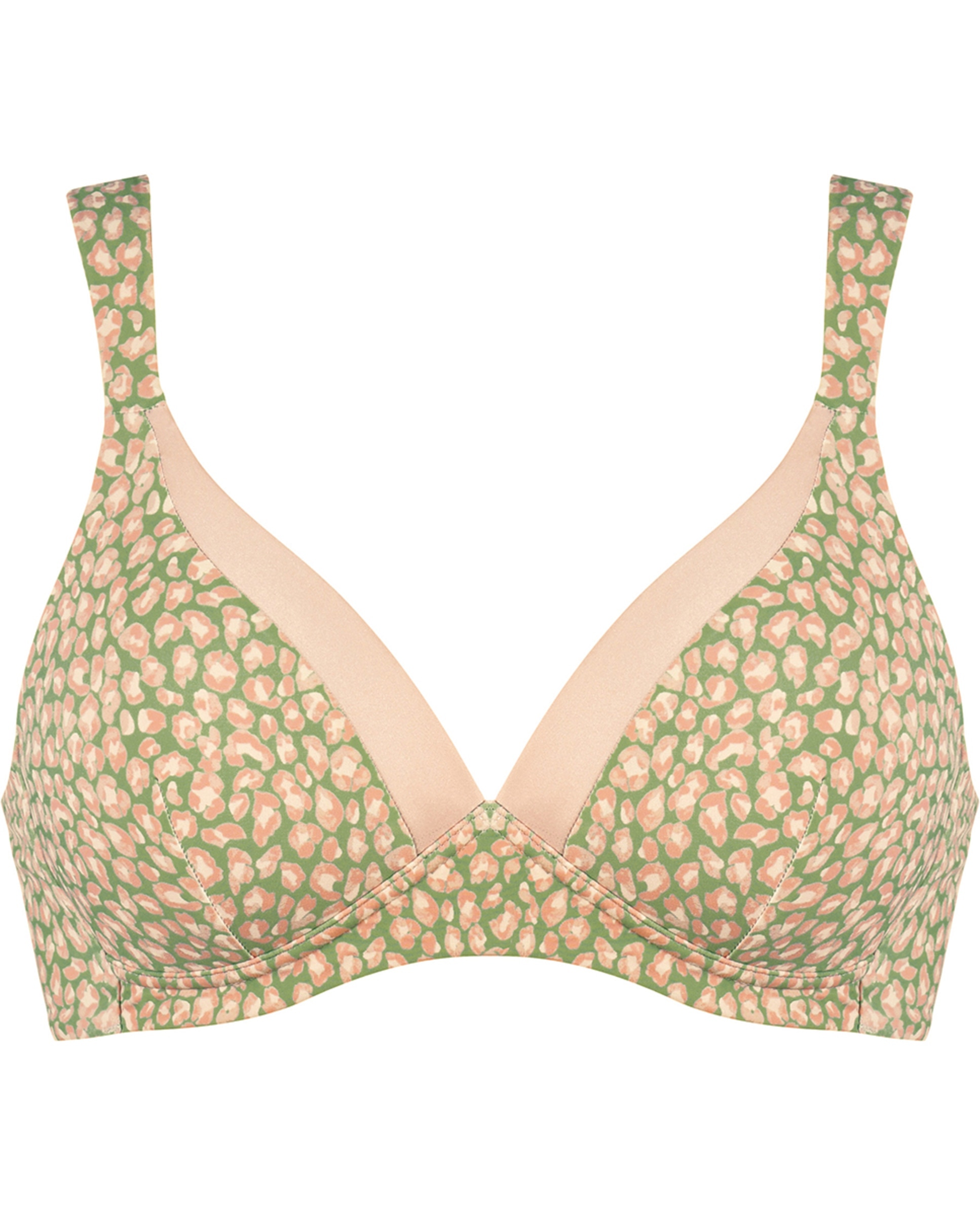 Soutien Almofadado sem Aros e com Alças Acolchoadas Multicolor-2