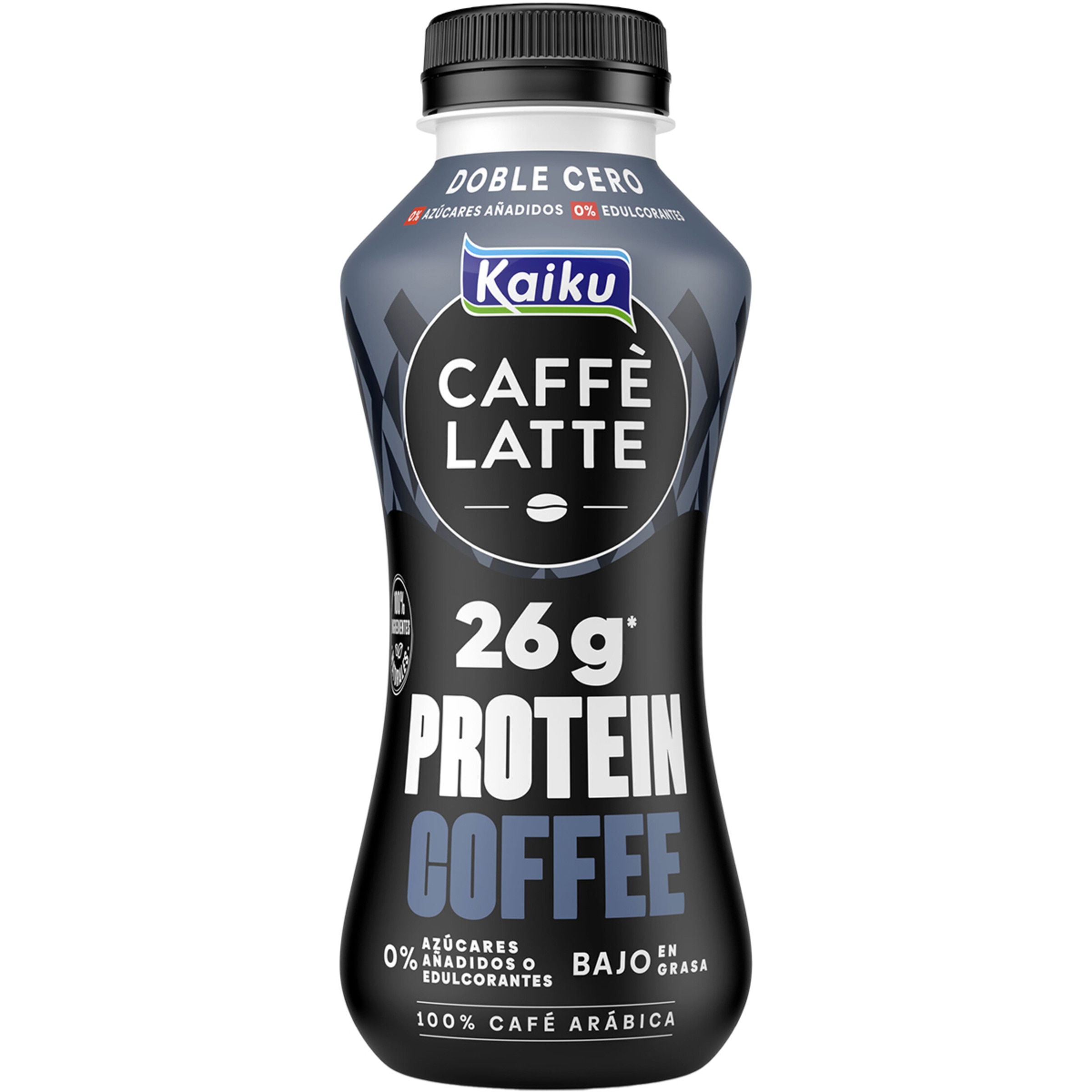 Caffé Latte proteínas 0% azúcares añadidos 0% edulcorantes botella 330 ml
