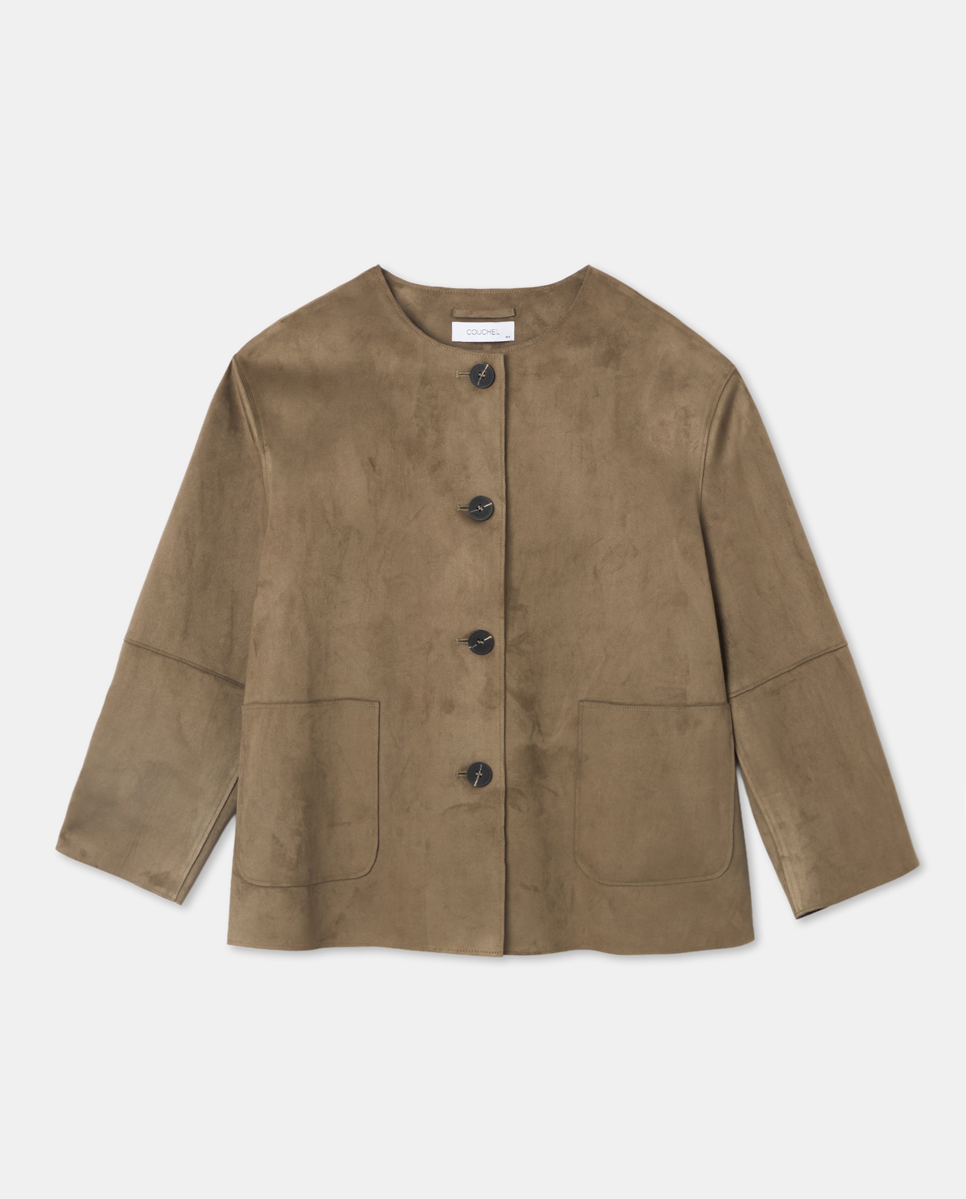 Parka Ligeira de Camurcina 520 Caqui-4