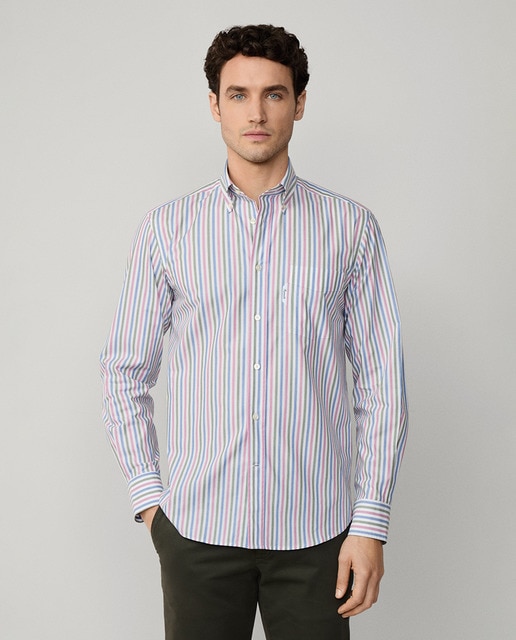 Imagem 0 de Camisa de Algodão Multirriscas Fit Club