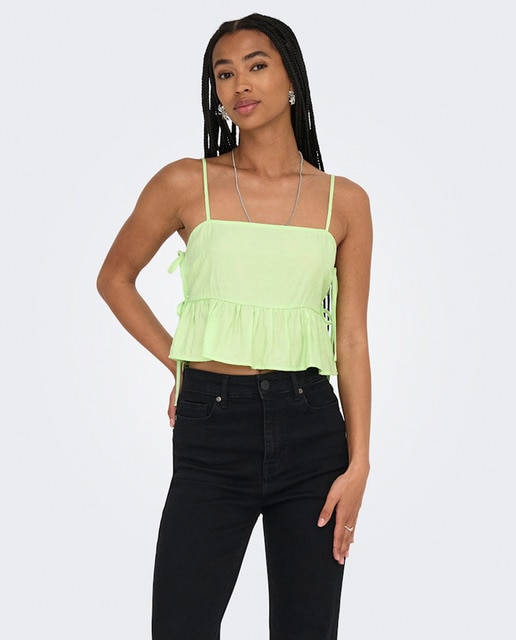 Imagen 0 de Top de mujer corto de tirantes