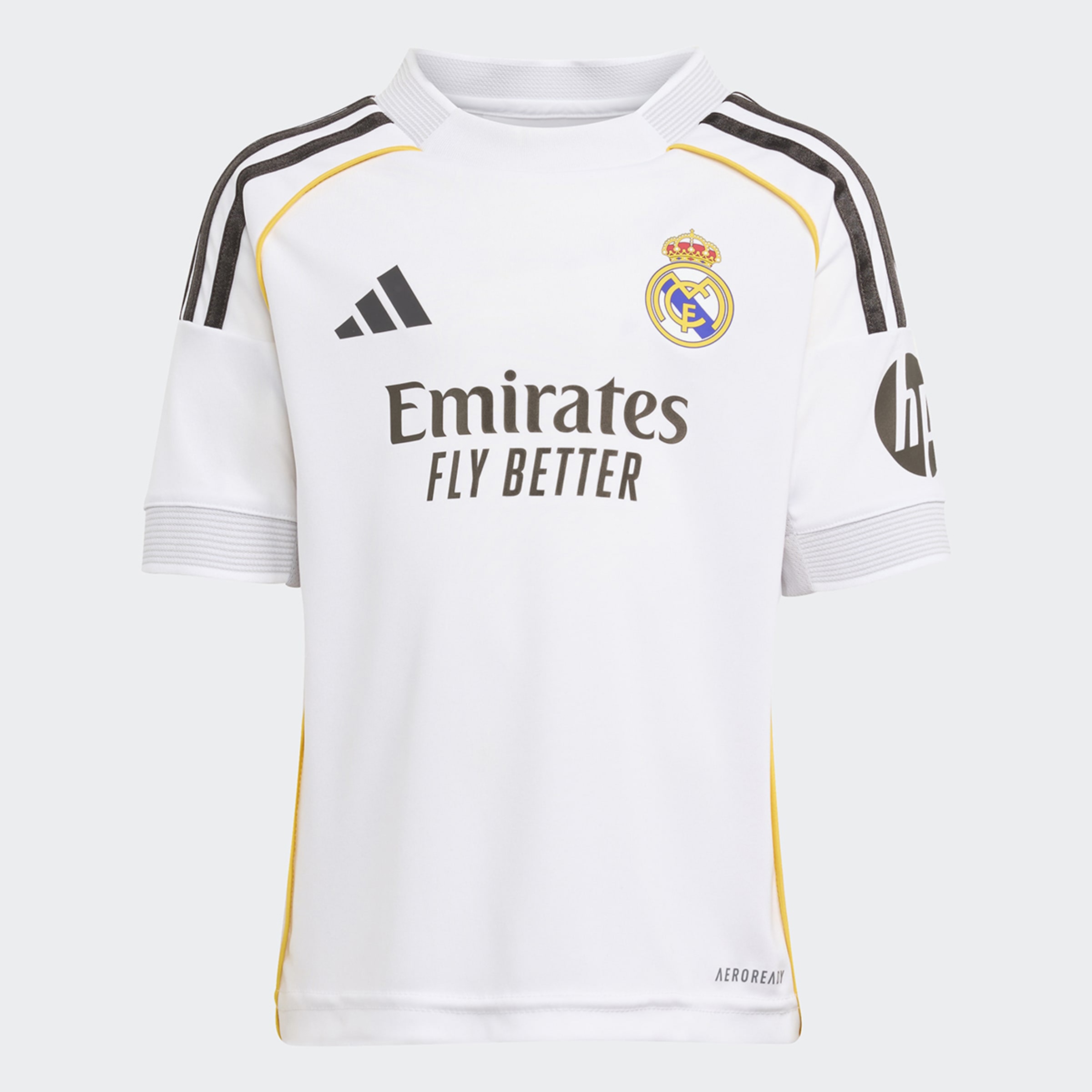 Mini Conjunto de Criança 1.º Equipamento Real Madrid CF 2025-2026 Branco-3
