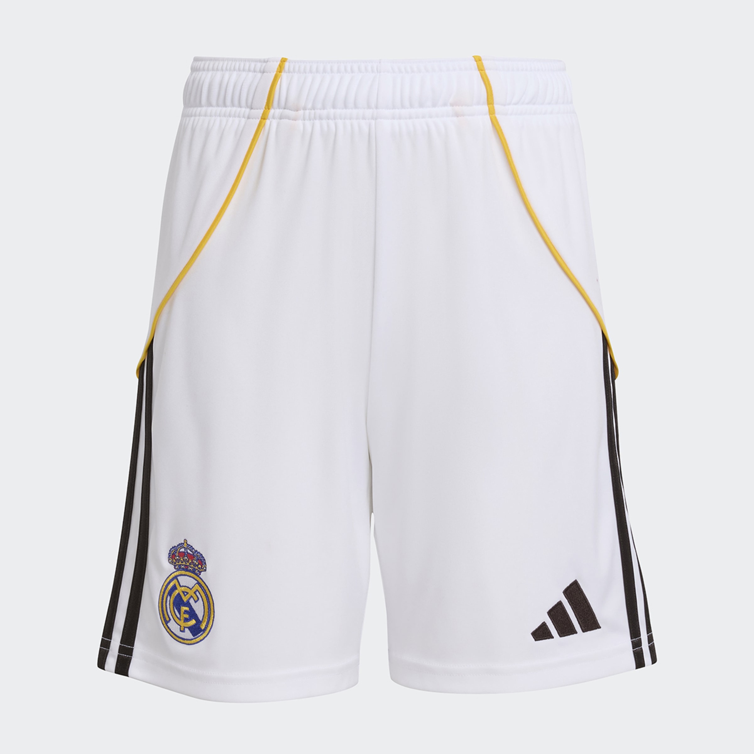 Calções de Criança 1.º Equipamento Real Madrid CF 2025-2026 Branco-1