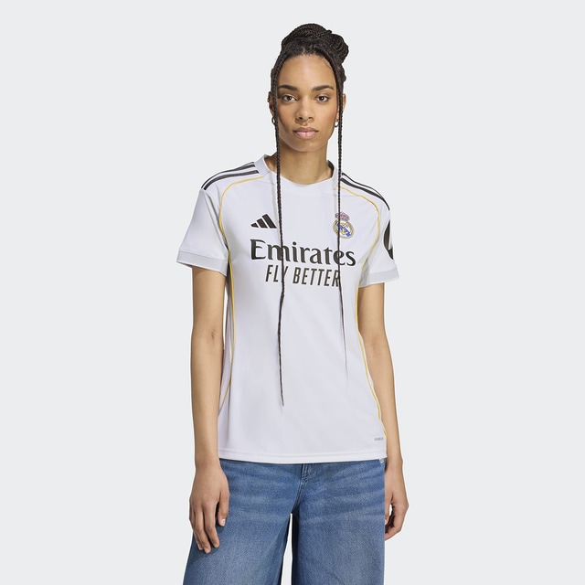 Imagen 0 de Camiseta de mujer 1ª equipación Real Madrid CF 2025-2026 adidas