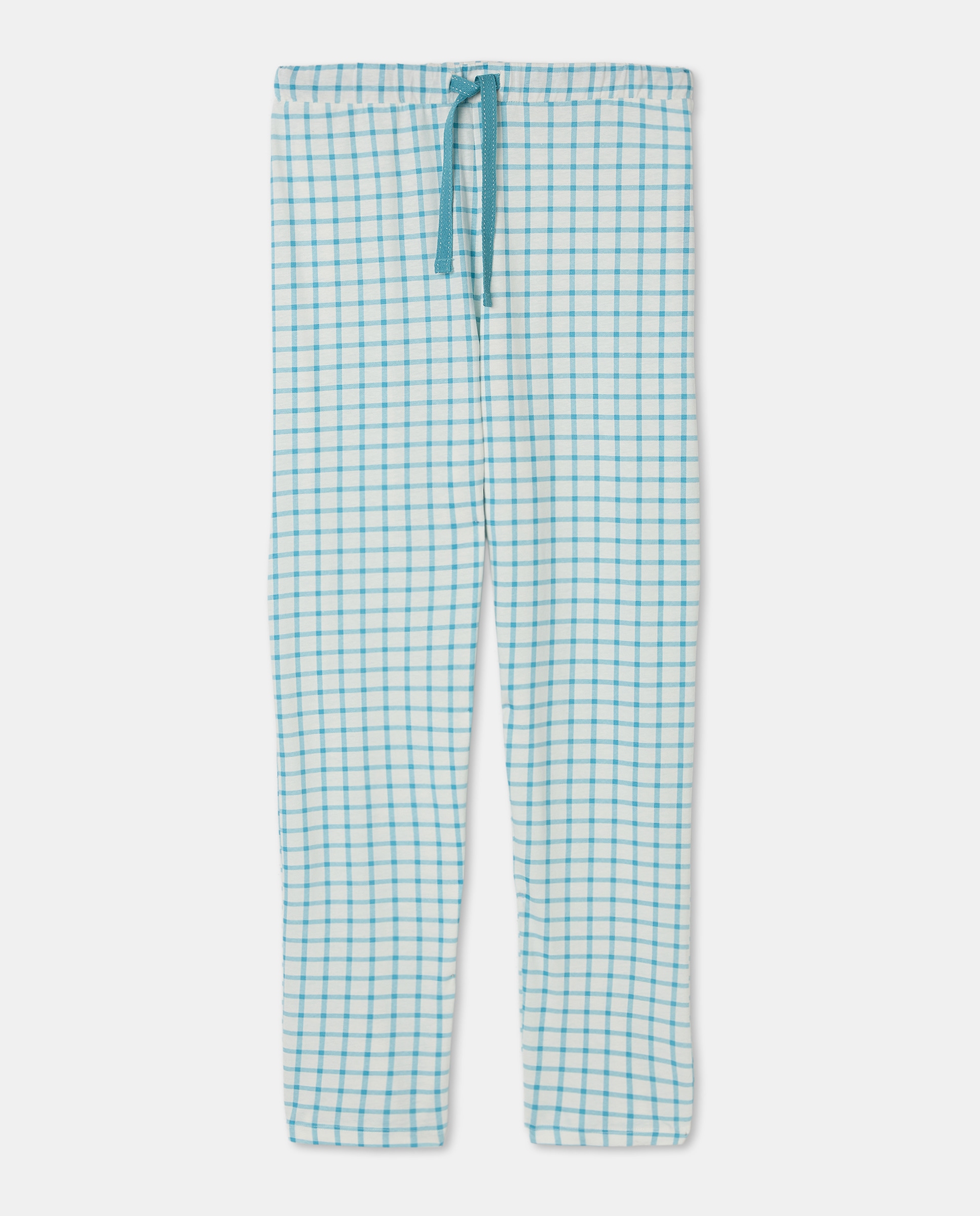 Calças de Pijama com Estampado Verde-4
