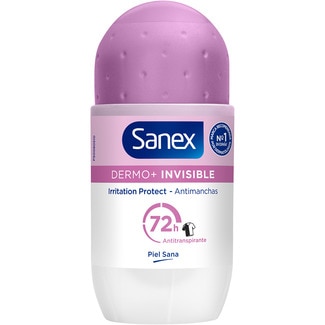 desodorante roll-on Dermo + Invisible anti-manchas 72h antitranspirante unisex envase 50 ml - Sanex