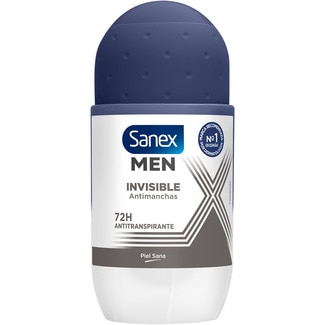 desodorante roll-on Invisible anti-manchas 72 h antitranspirante envase 50 ml - Sanex Men
