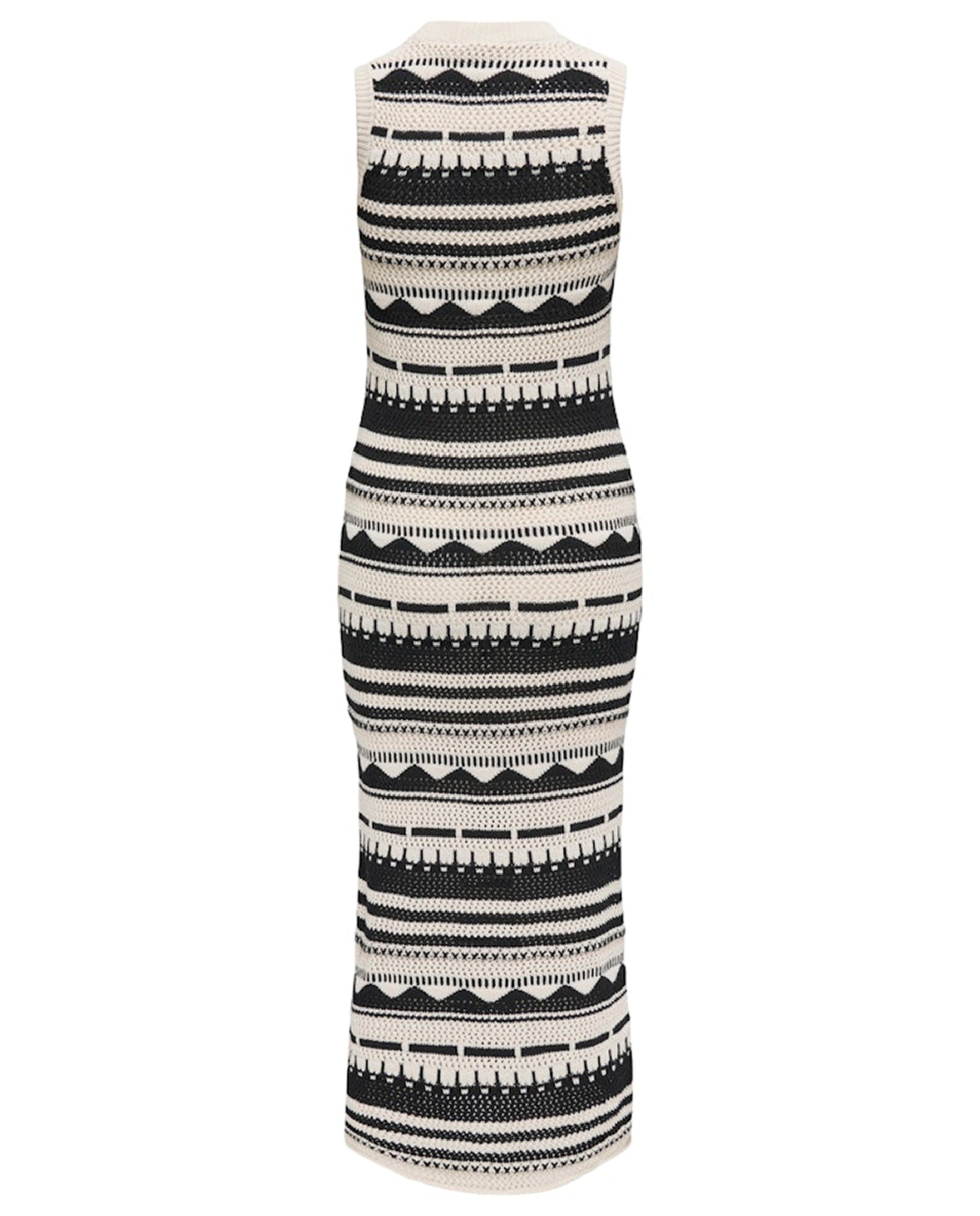 Vestido sem mangas estampado Branco-7