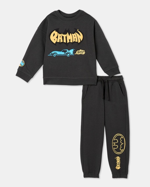 Imagen 0 de Conjunto dos piezas largo de niño con detalle Batman