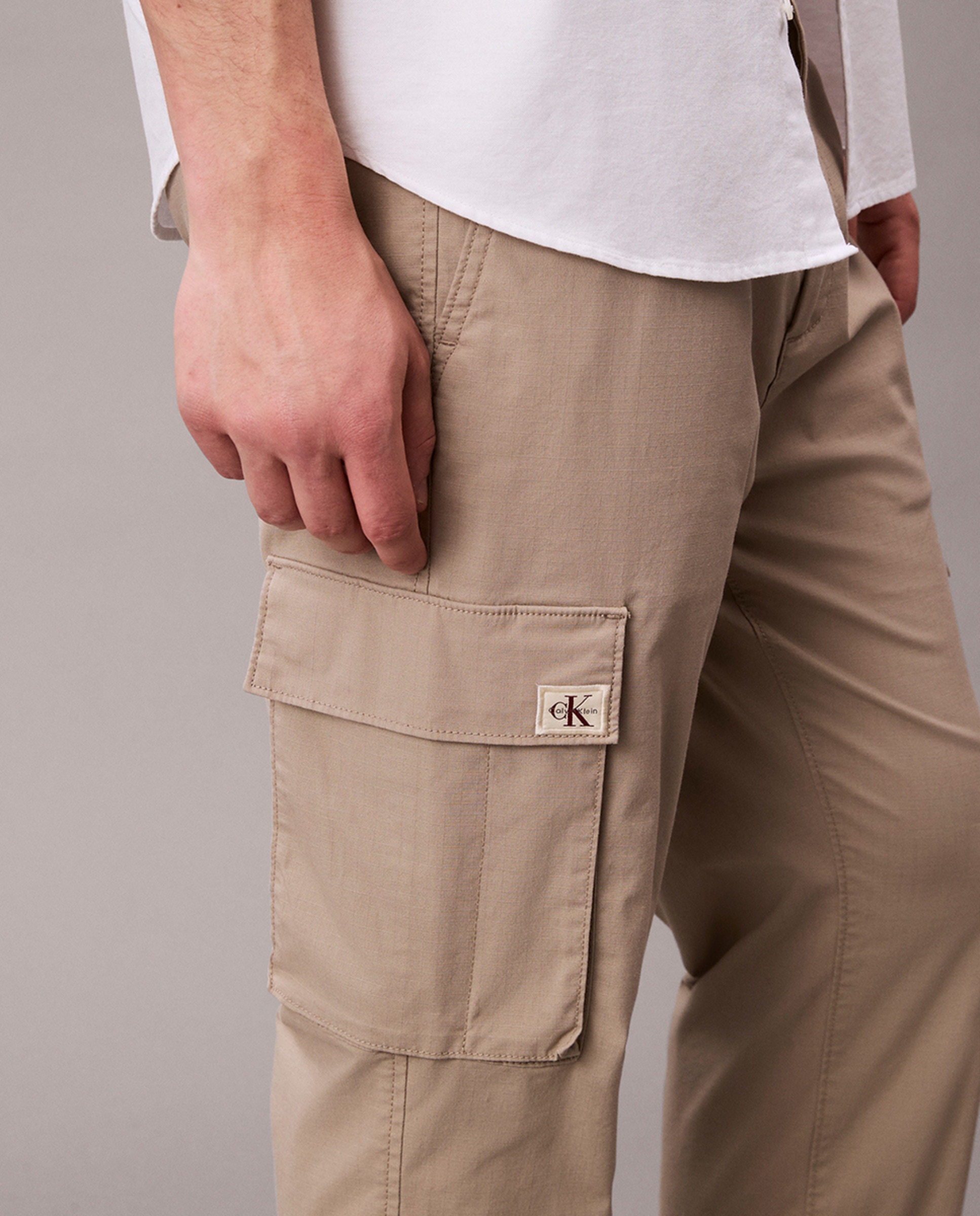 Calças sportswear de homem Bege-5