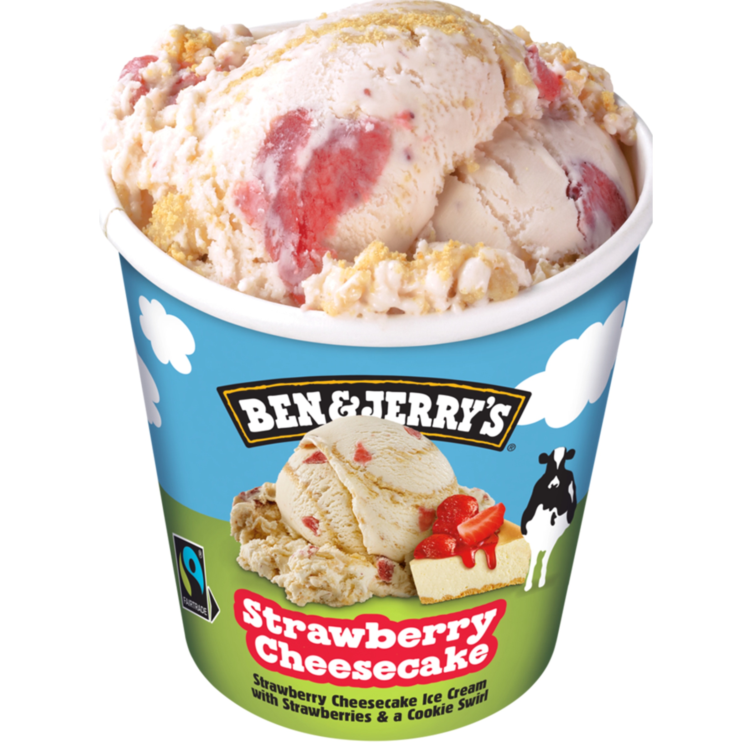 Gelado de Cheesecake de Morango embalagem 465 ml