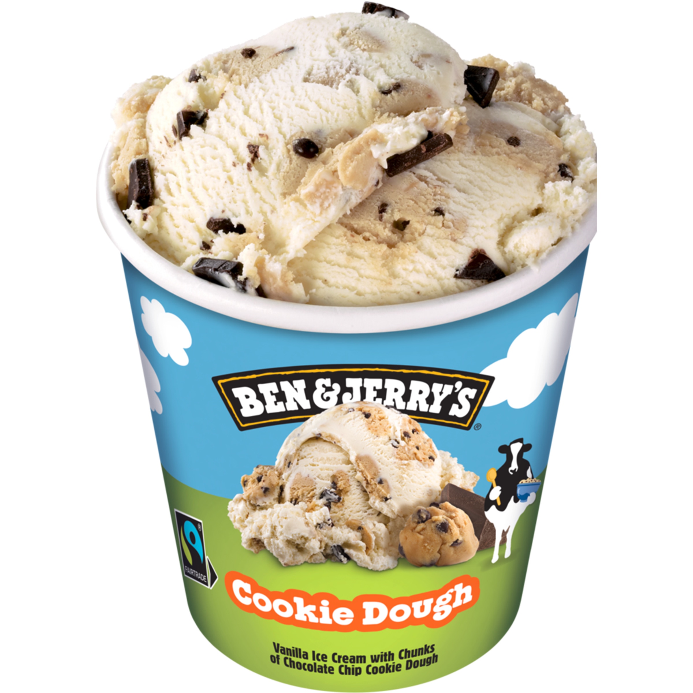 Gelado Cookie Dough embalagem 465 ml
