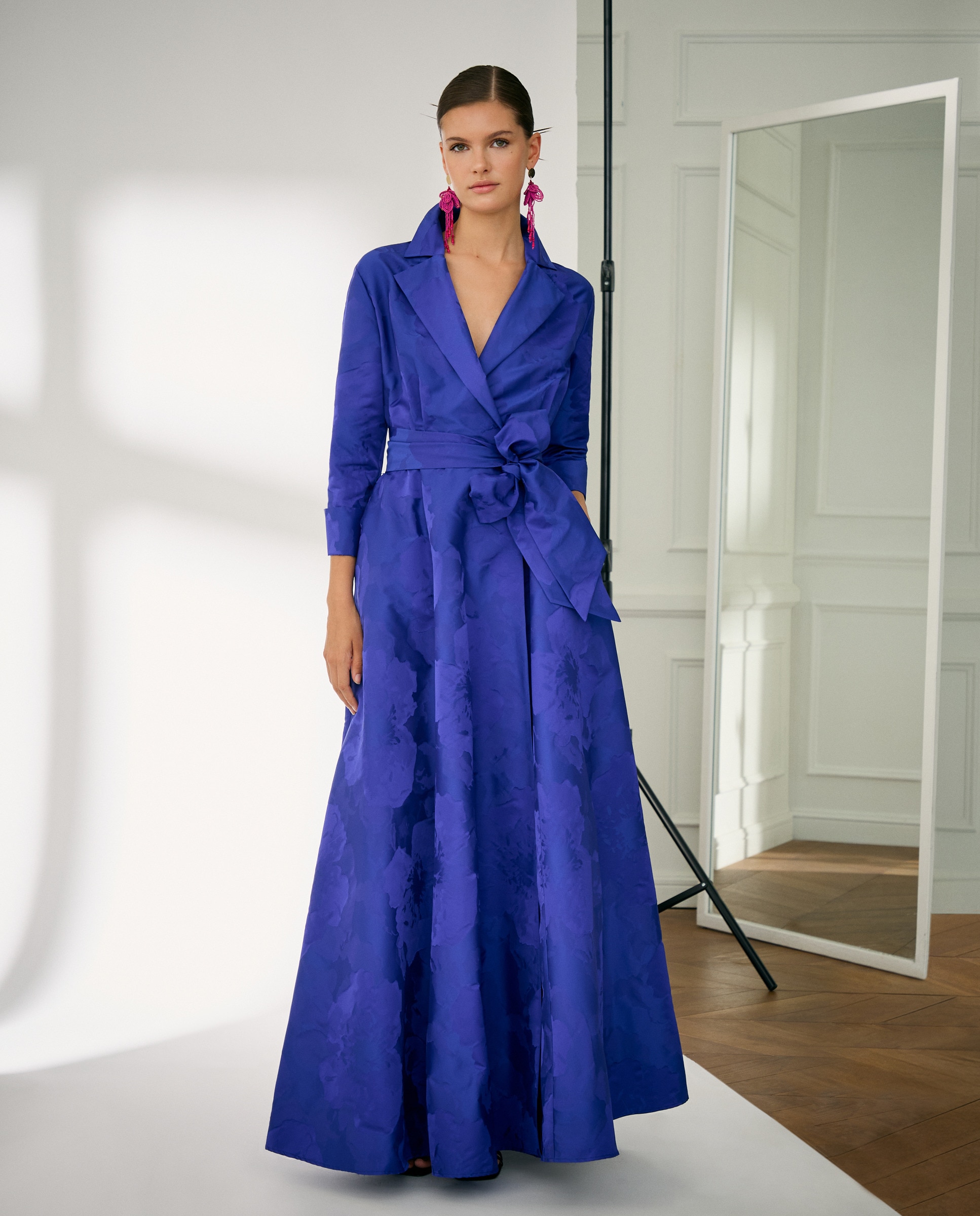Vestido Comprido Tipo Camiseiro 440 Azulão-1