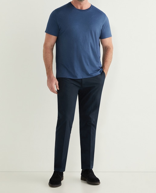 Imagen 0 de Pantalón sport de hombre Classic Fit sin pliegues talla grande