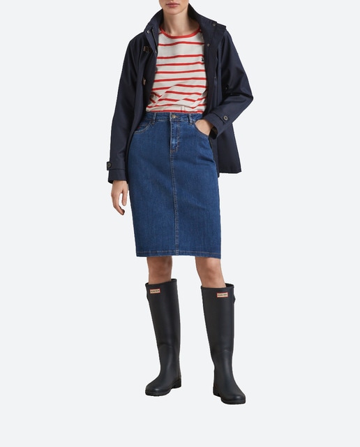 Imagen 0 de Falda vaquera corta de mujer