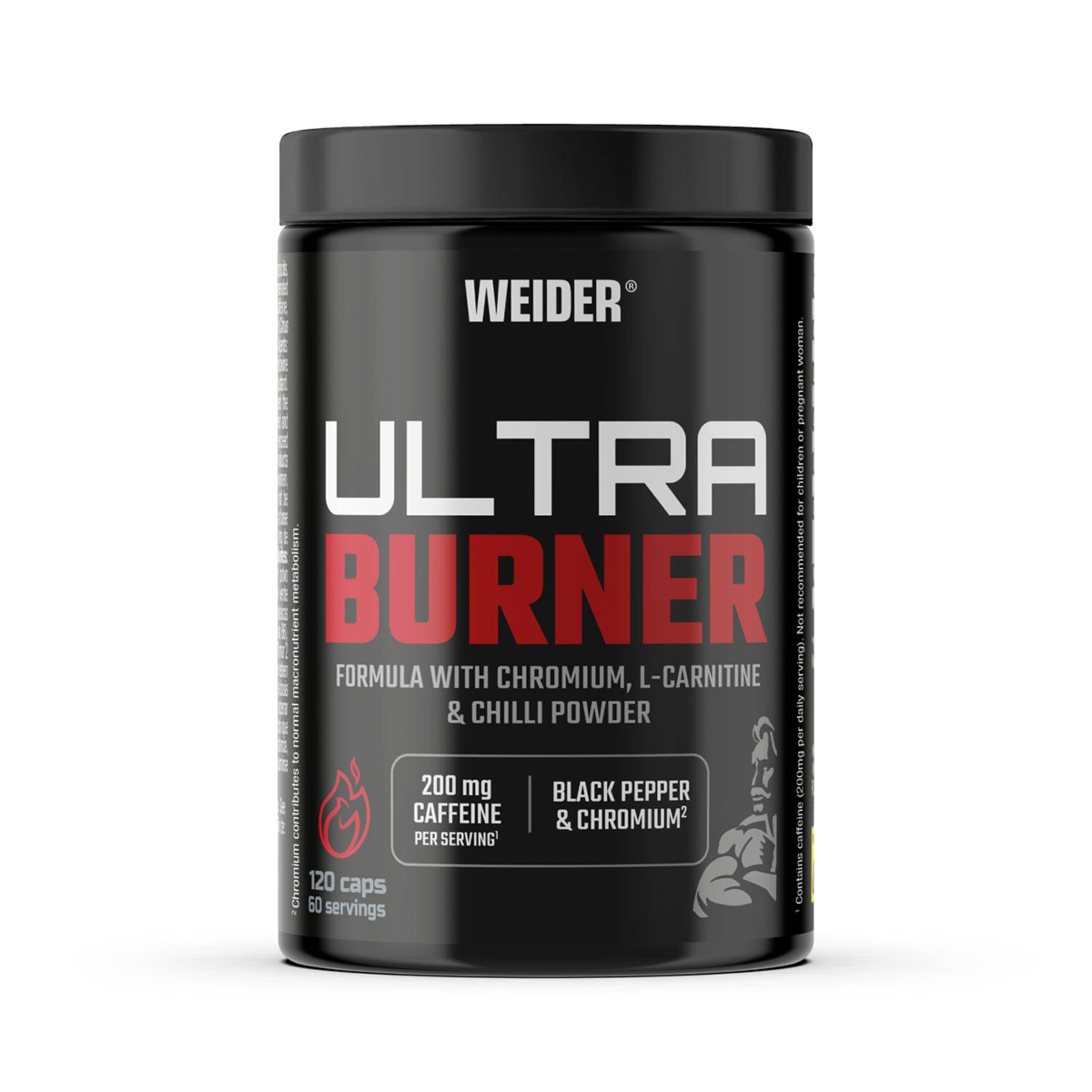 Queimador de gordura Ultra Burner 120 cápsulas Weider 1