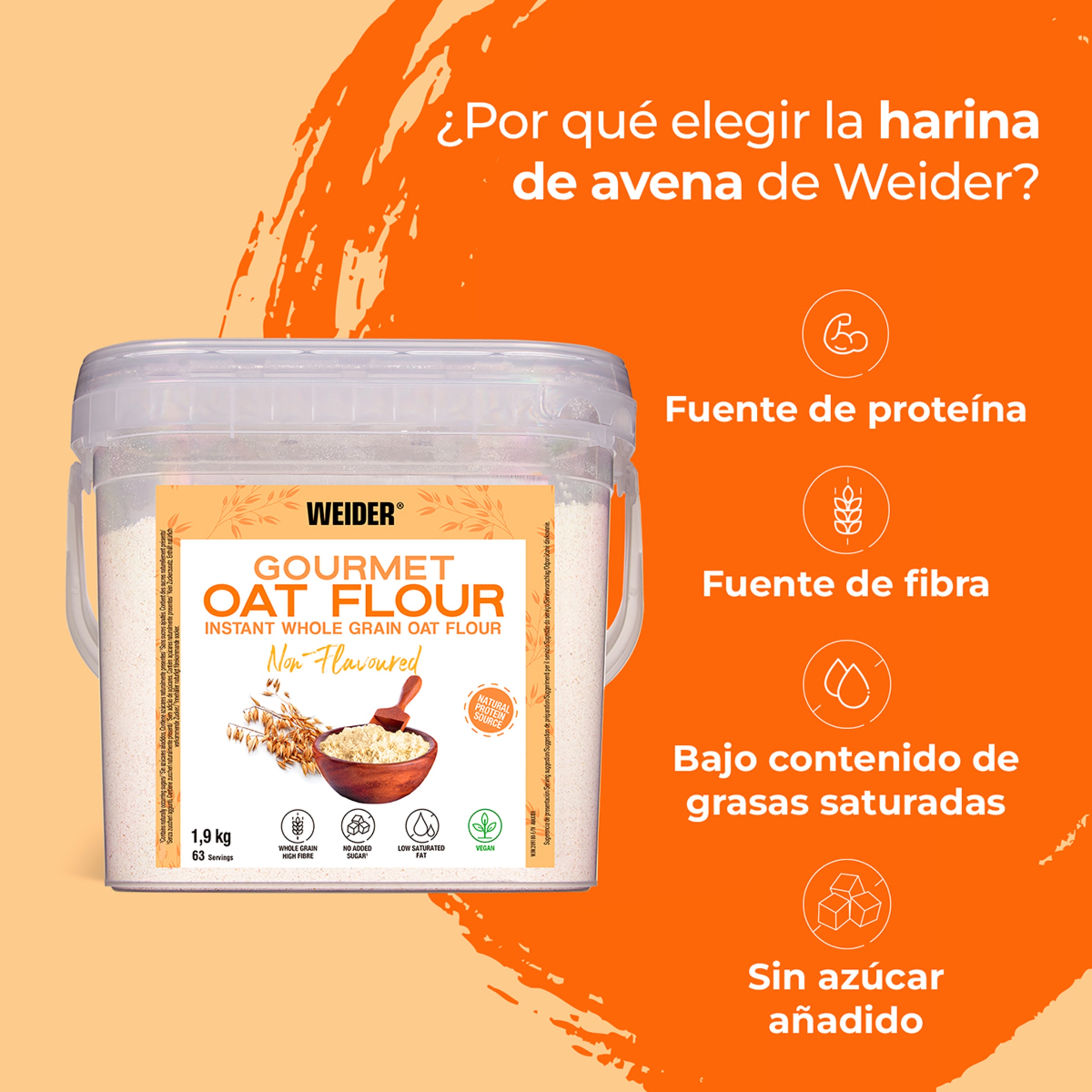 Gourmet Oat Flour Weider 5
