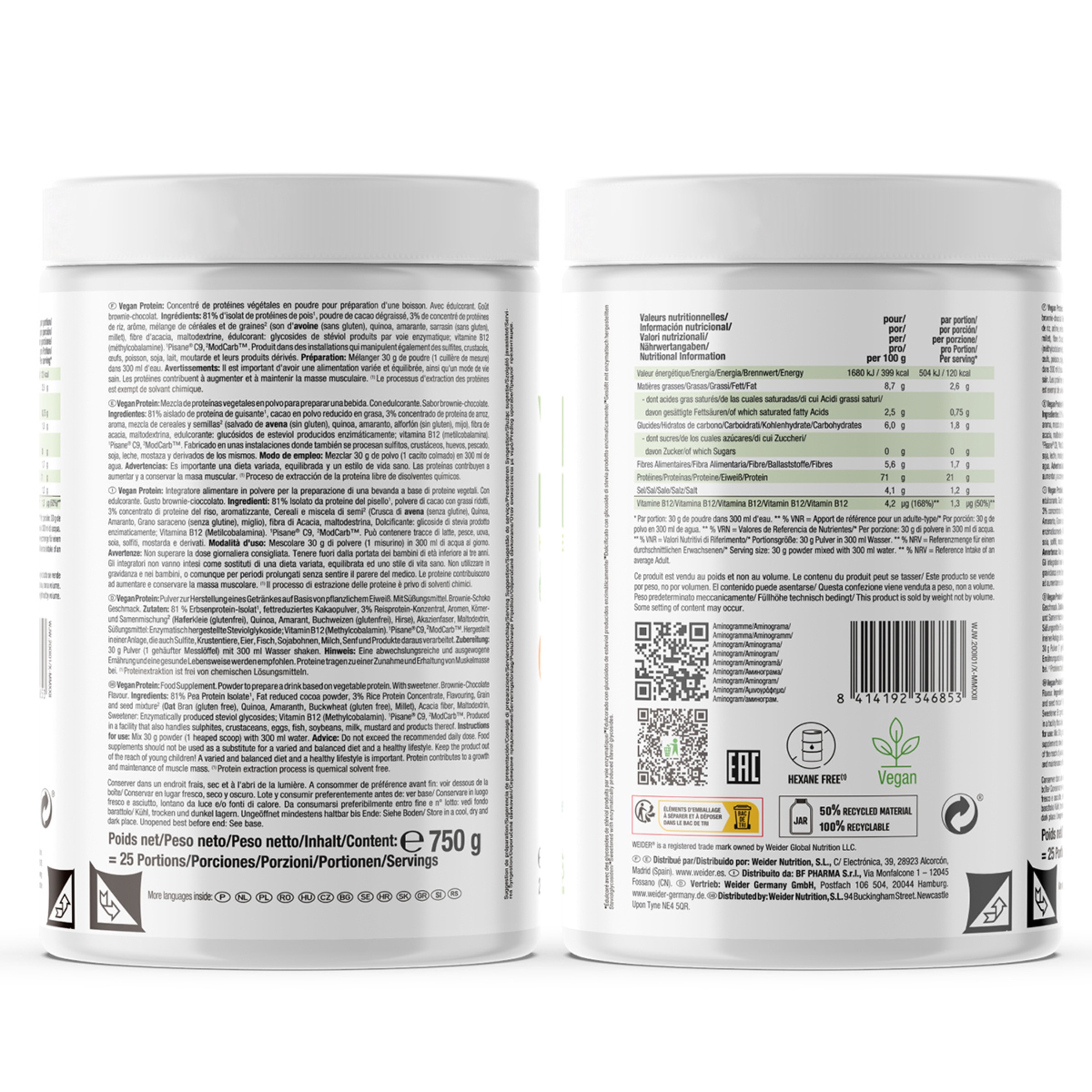 Vegan Protein Chocolate - 750 g 2