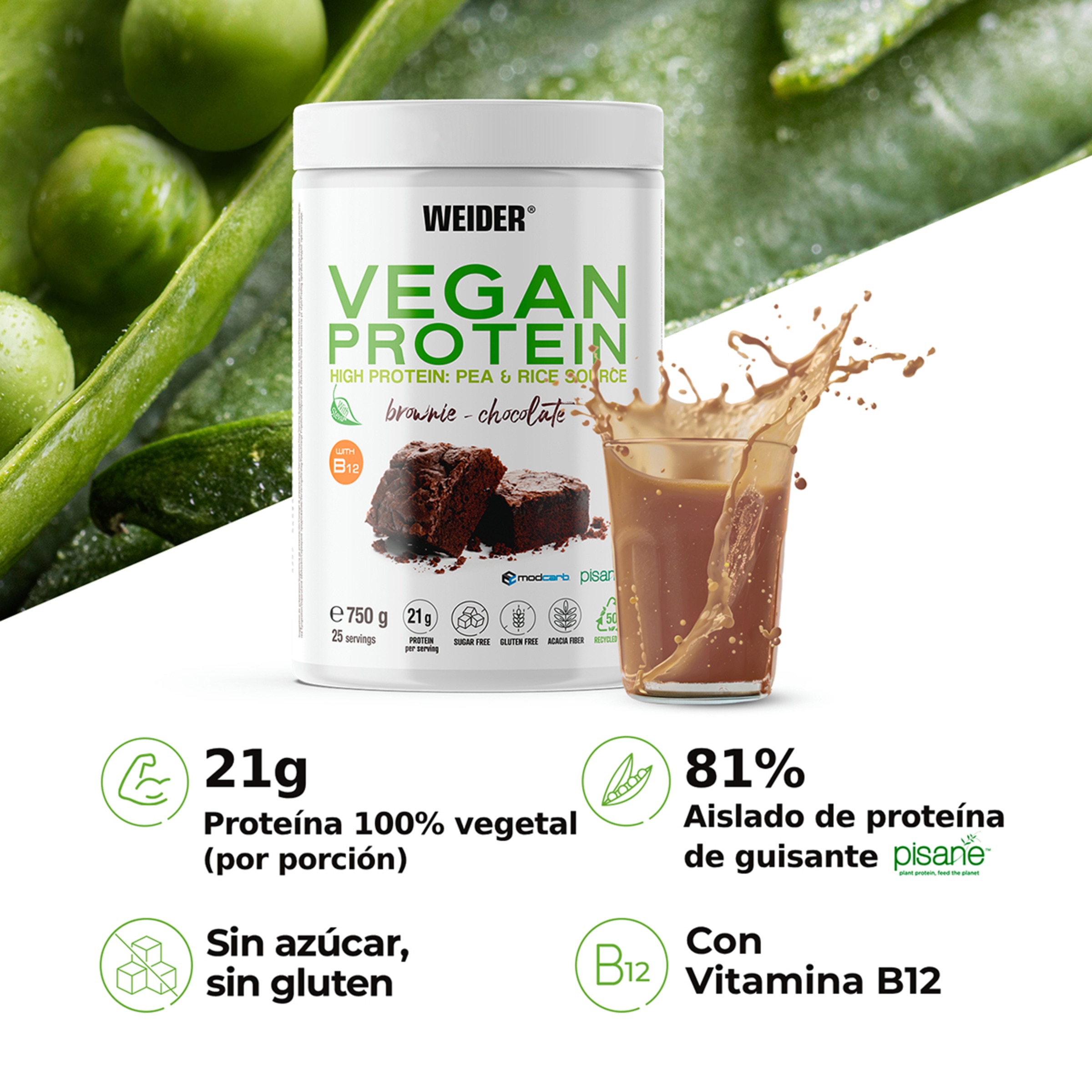 Vegan Protein Chocolate - 750 g 3