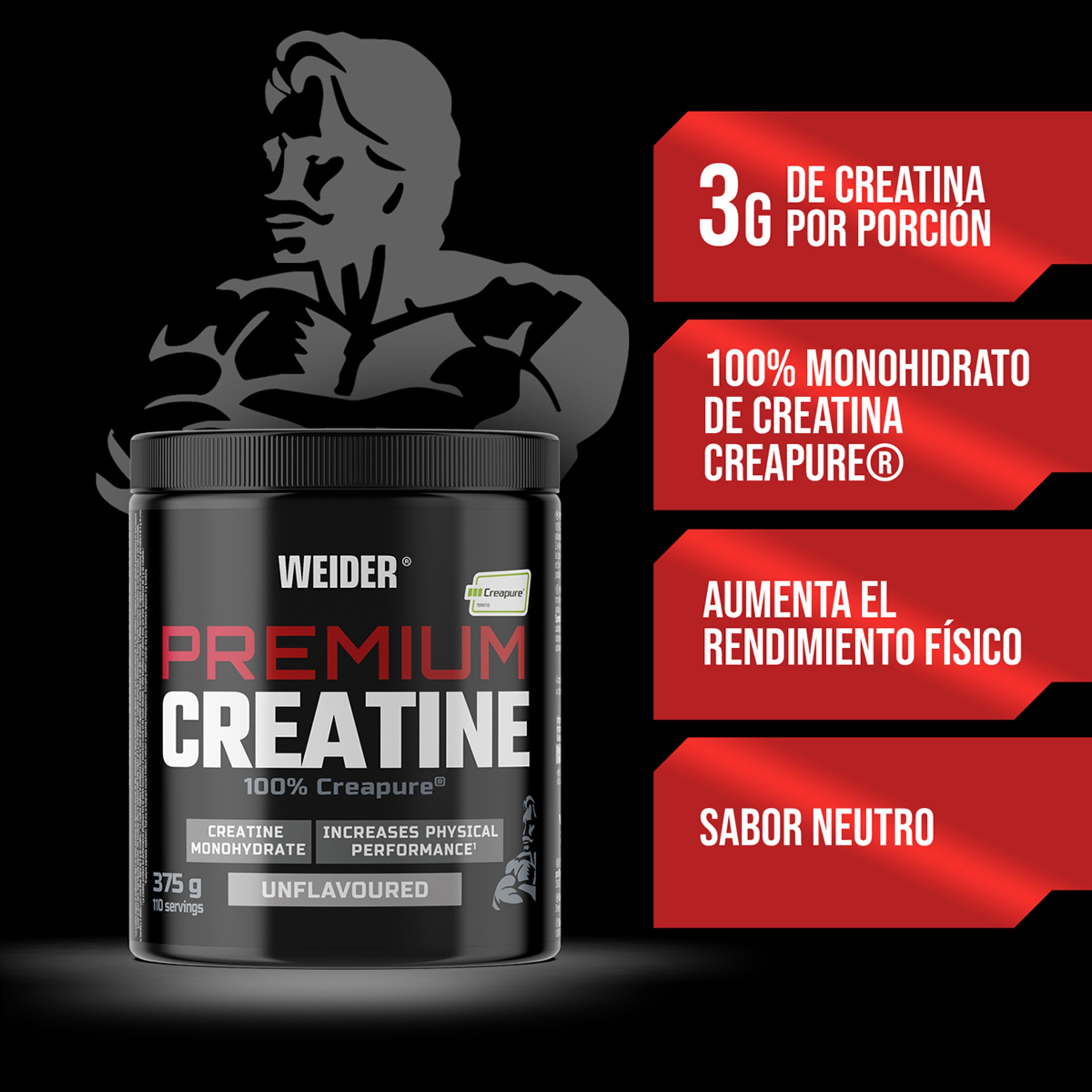 Creatina em Pó Creapure - 375 g 3