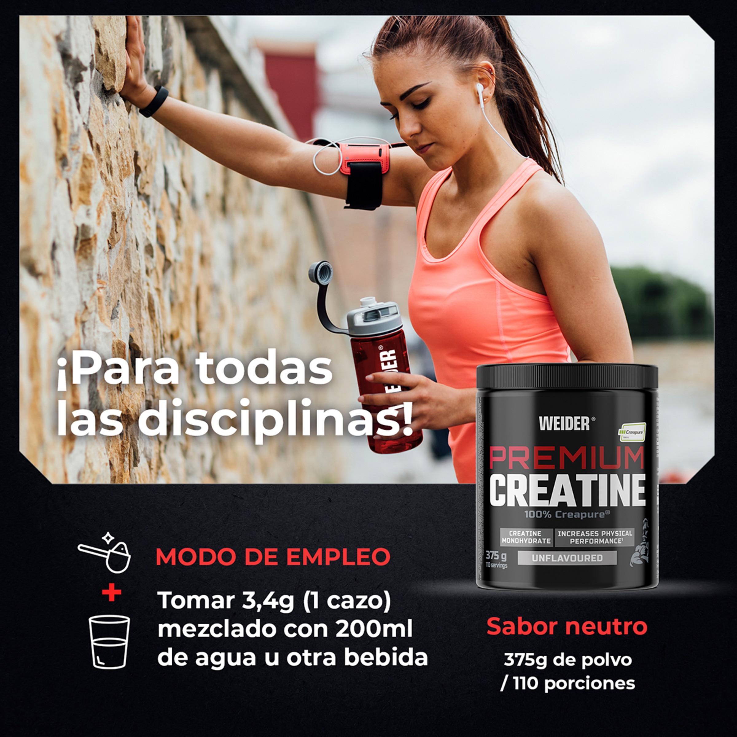 Creatina em Pó Creapure - 375 g 7