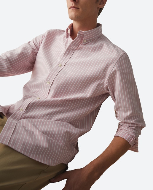 Imagen 0 de Camisa oxford de hombre manga larga