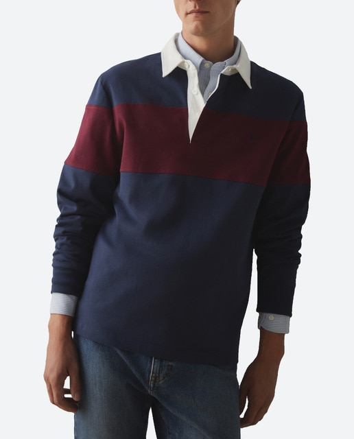 Imagen 0 de Polo rugby de hombre manga larga