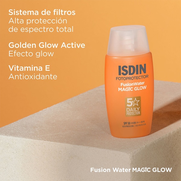 Fusion Water Magic Glow SPF 50 facial sun protection 50 ml daily use