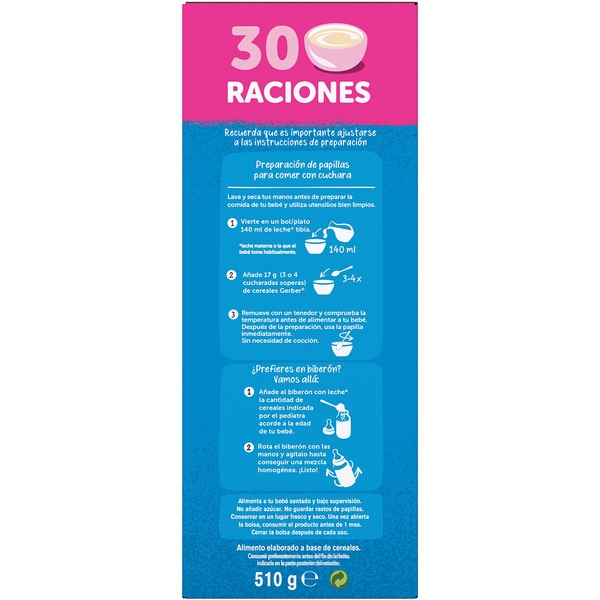 multi-grain baby food with iron, wholegrain cereals and no added sugar ages 6+ months case 510 g economy pack