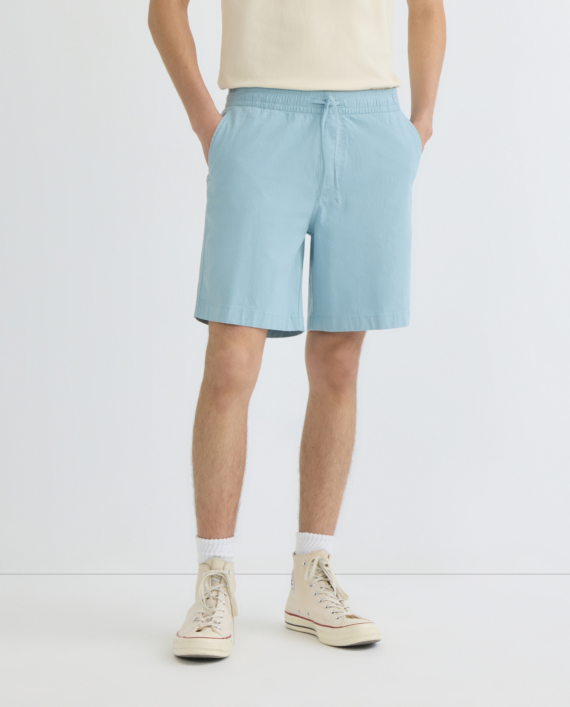 Bermudas Estilo Pull On Regular Fit Turquesa-2