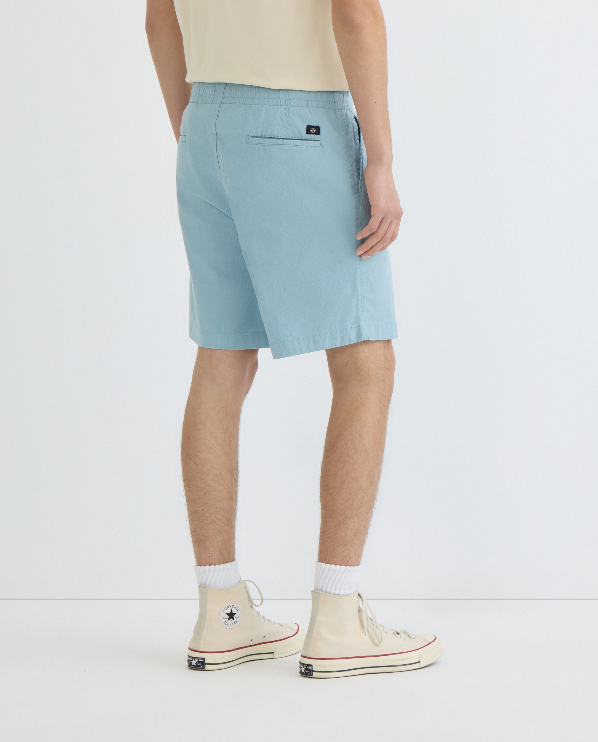 Bermudas Estilo Pull On Regular Fit Turquesa-3