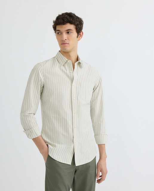 Imagen 0 de Camisa de hombre de manga larga, slim fit.