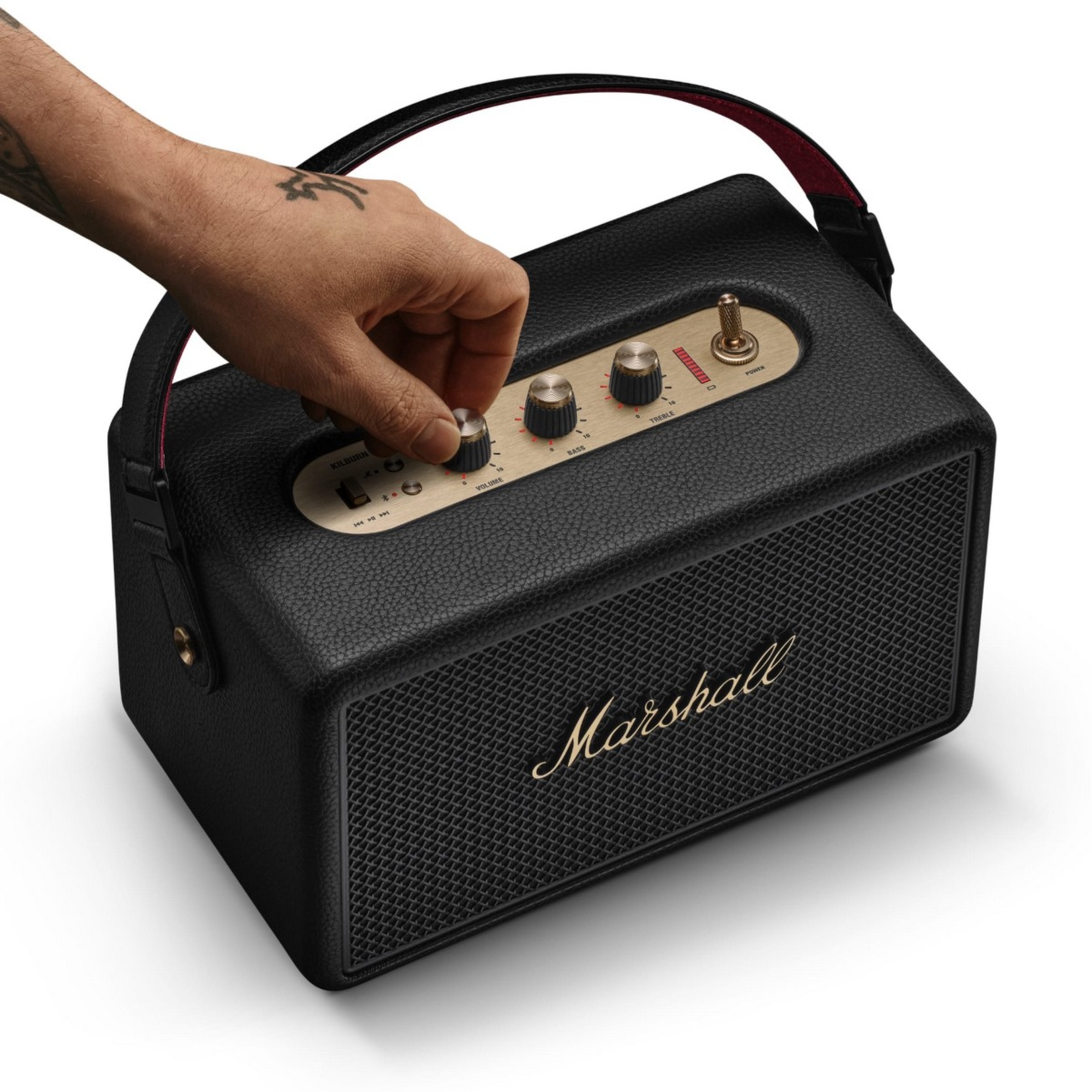 Coluna Marshall Kilburn III - Black and Brass Preto / Bronze-7